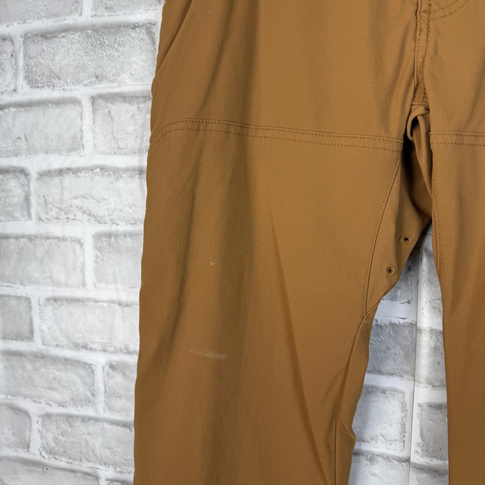 Prana Stretch Zion Hiking Pants Mens 31 x 34 Brown Nylon Cargo Outdoor M4ST34118 - Picture 3 of 11